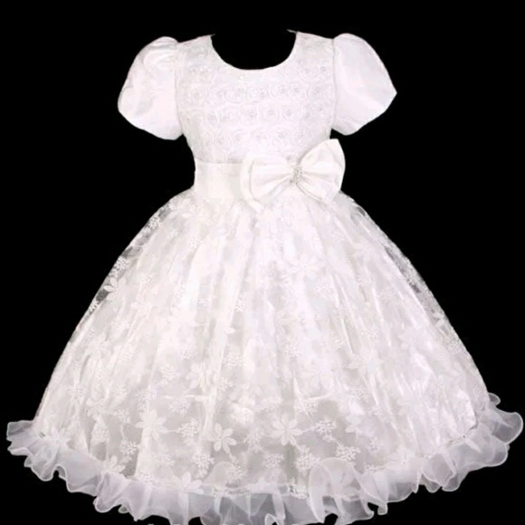 Other - NWT WHITE PEARL N LACE DRESS SZ 5
